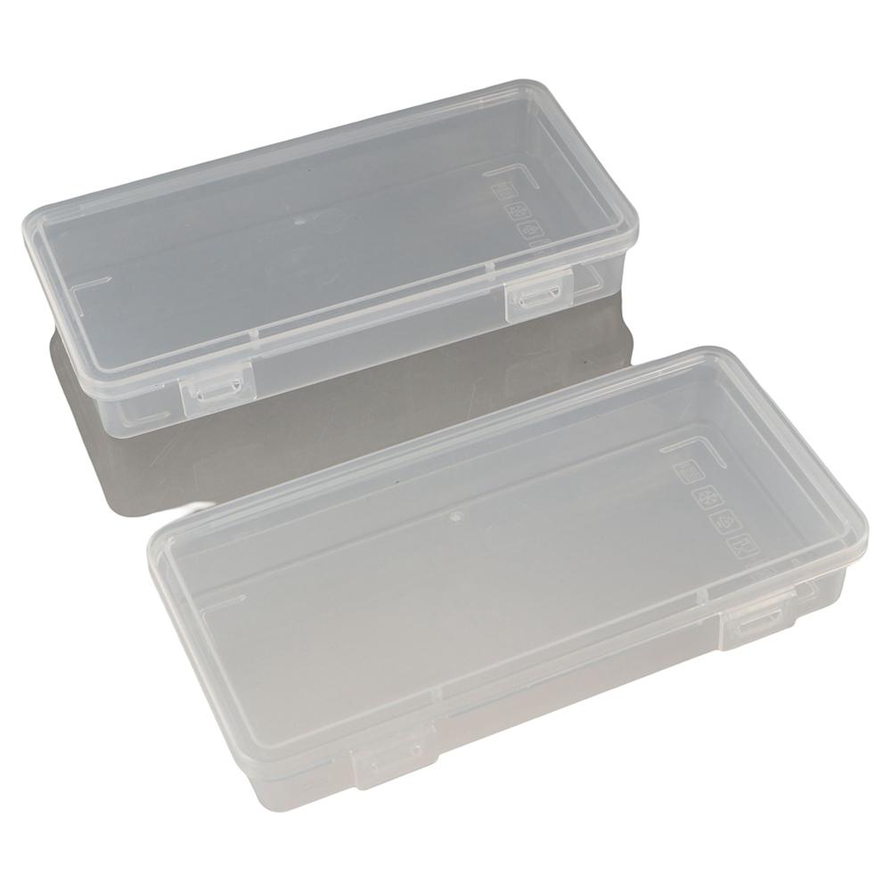 Plastic Pencil Case Transparent Stationery Box Multifunctional Desktop Storage Box  Sundries