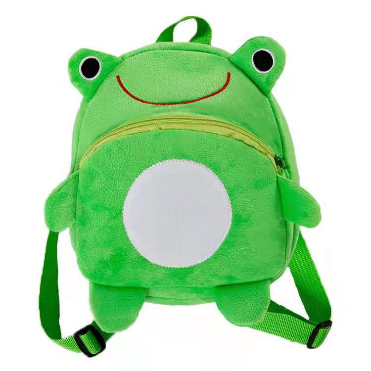 frog plush backpack