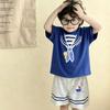 Boys' Medium & Small Summer Short-Sleeve Two-Piece Set