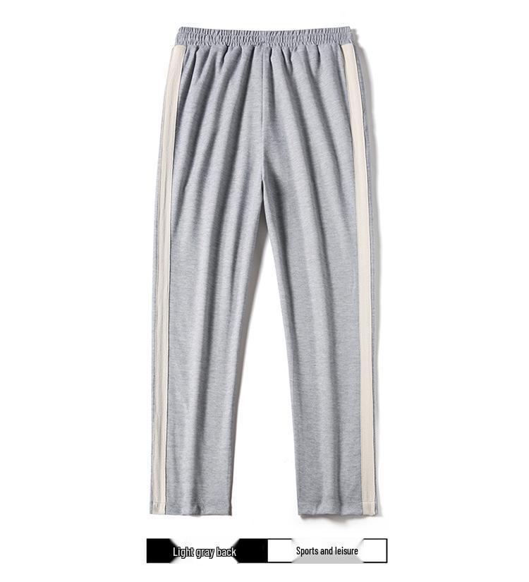 Pantaloni da uomo alla moda a vestibilità larga: Pantaloni della tuta casual dritti versatili taglia EU 25 Primavera/Autunno