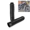 2 Peças Coberturas de Garfo Dianteiro de Motocicleta Polainas Gators Bota Protetor de Choque Protetor de Poeira para Off Road Pit Dirt Bike Motocross Bicicleta ATV