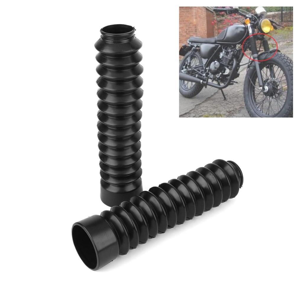 2 Peças Coberturas de Garfo Dianteiro de Motocicleta Polainas Gators Bota Protetor de Choque Protetor de Poeira para Off Road Pit Dirt Bike Motocross Bicicleta ATV