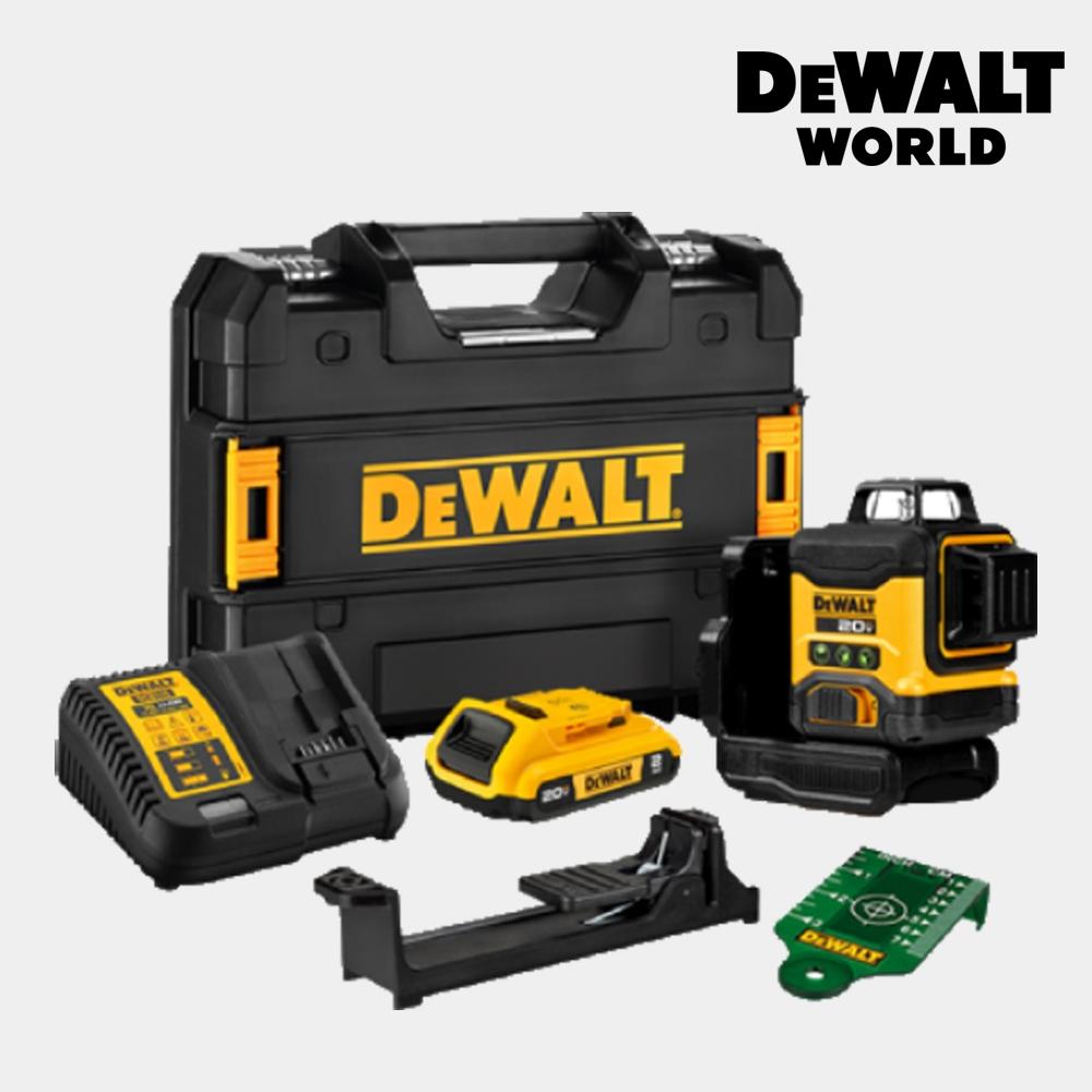 

ВЫРАВНИВАТЕЛЬ DEWALT GREEN LASER ATOMIC 3x360 НАБОР 20 В МАКС DCLE34031D1