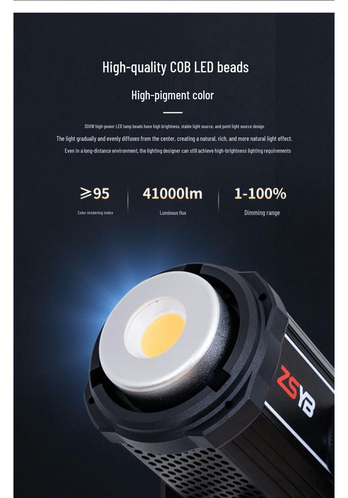 Yingbang Y300D/Y300S Video Fill Light with Honeycomb Grid Cover