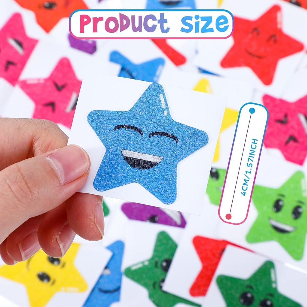 40 Pcs Happy Face Calm Stickers Anxiety Sensory Decals Small Sensory Strip Smile Decals for Kids Reward Chart Behavior Student Teacher Early Learning