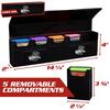 Monster Protectors Hydra Black Lightweight High-Capacity Card Case with 5 Separate Deck Compartments