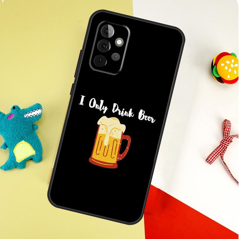 Drink Beer Red Wine For Samsung Galaxy A54 A34 A14 A55 A35 A15 A53 A33 A13 A05 A06 A16 A22 A32 A52 Phone Case