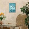 Metal Wall Art Sign Welcome To Our Saloon Keep It This Way Vintage Bar Decor