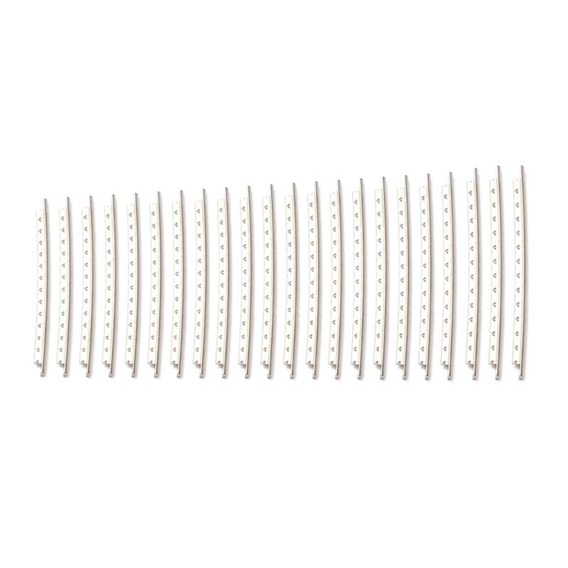 22Pcs Guitar Fret Wires 2.5mm 22 Frets Stainless Steel Fretwire Sets for Electric Guitar Bass Fingerboard Replacements 1