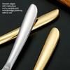 Versatile Cheese Slicer Scraper Hollow Design Stainless Steel Multi-Functional Butter for Home Kitchen Handle