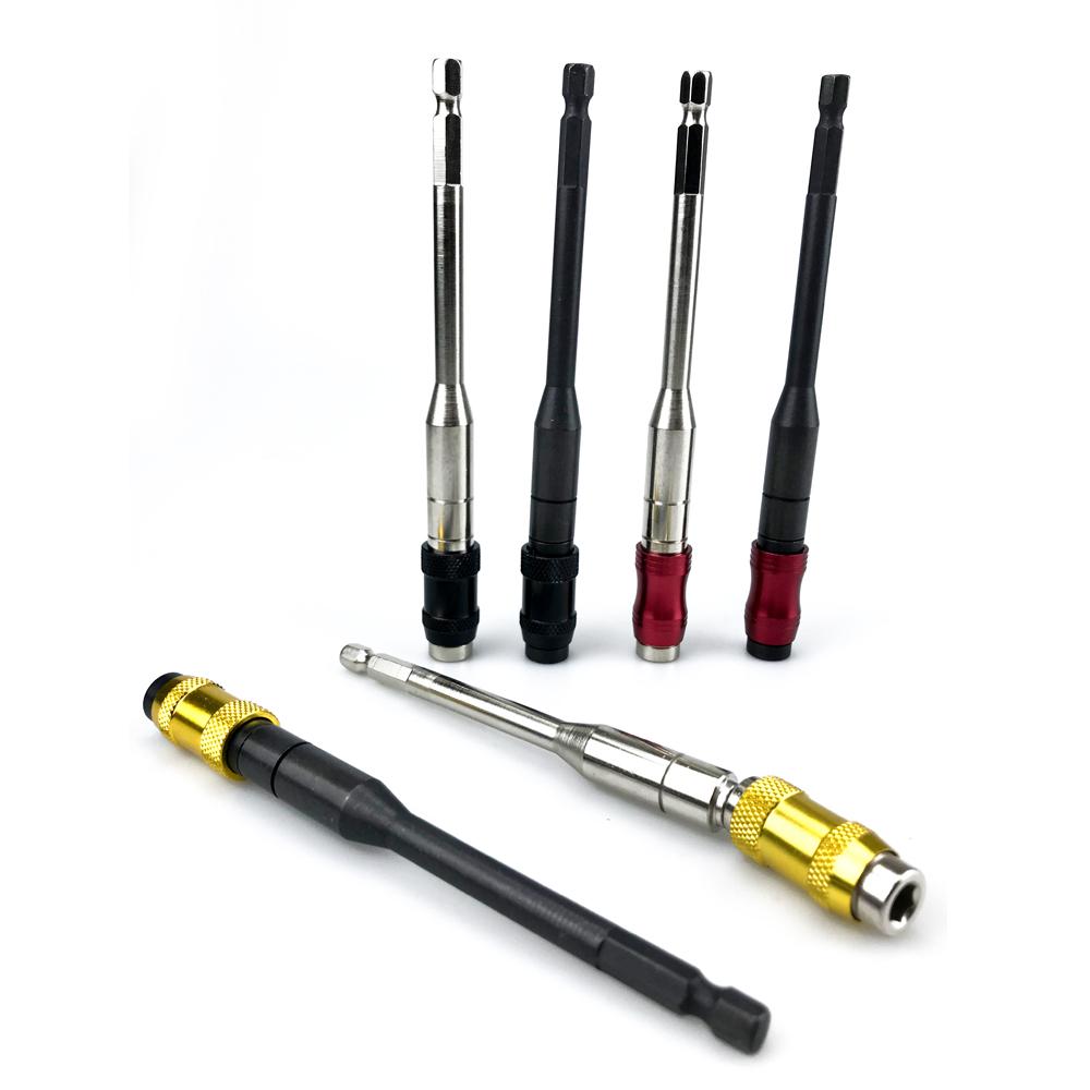 1/4 "Hex Magnetic Screw Drill Tip Drill Screw Tool Durable Locking Bit Quick Change Holder Drive Guide Drill Bit Extensions Bit