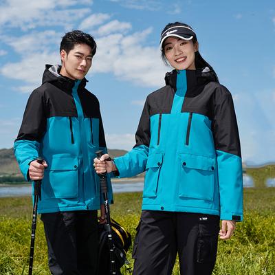 Traje de asalto integrado de energía térmica con grafeno para hombre y mujer, chaqueta impermeable y resistente al viento para parejas, para deportes al aire libre y de ocio en interiores y otoño e invierno