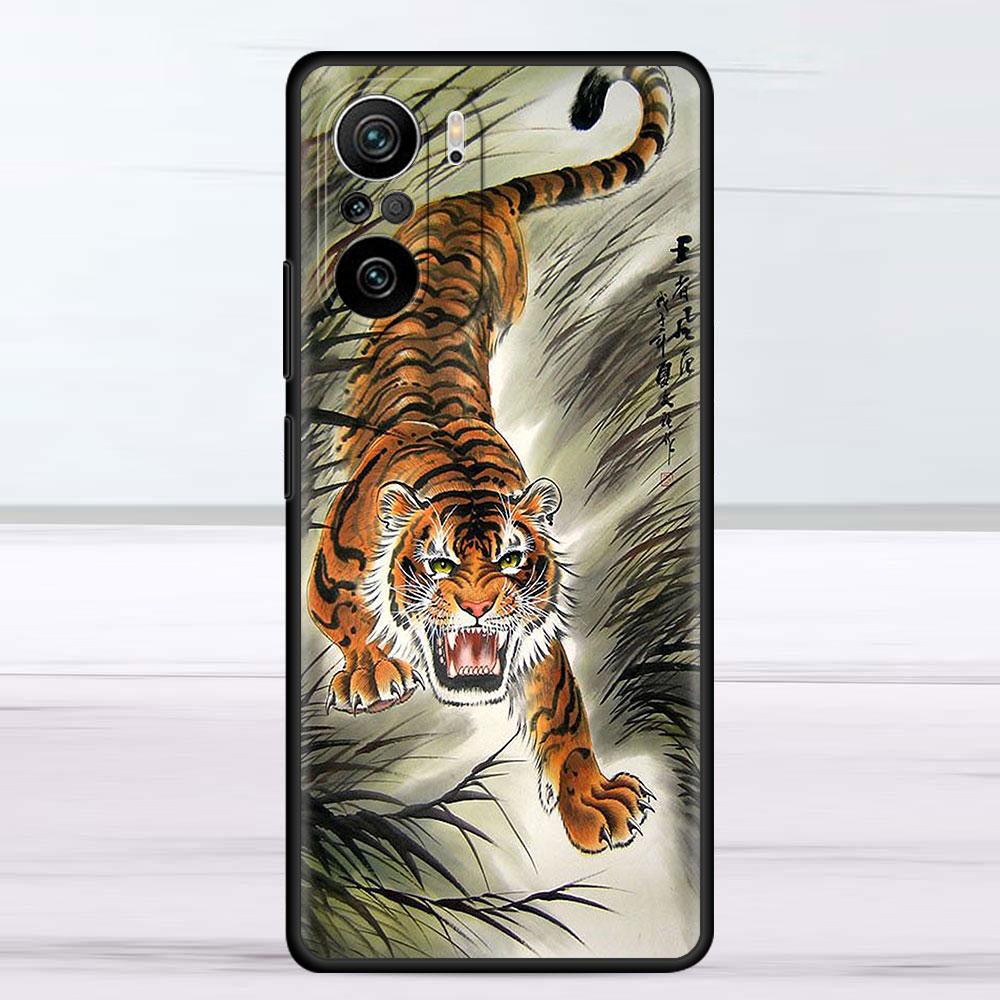 

Чехол Tiger Crane ART для Xiaomi Redmi Note 11 10 9 Pro K40 10S 9S 9A 9C, чехол для телефона 9T 8 8T 7 11T, силиконовый чехол Redmi K40 Pro