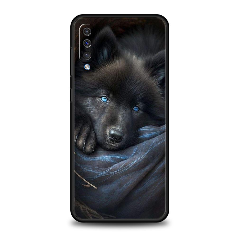 

Чехол для телефона Воющий волк на луне для Samsung Galaxy A24 A13 A53 A73 A33 A22 A12 5G A02 A03 A70 A50 A10 A20 A30 Силиконовая накладка Samsung A24