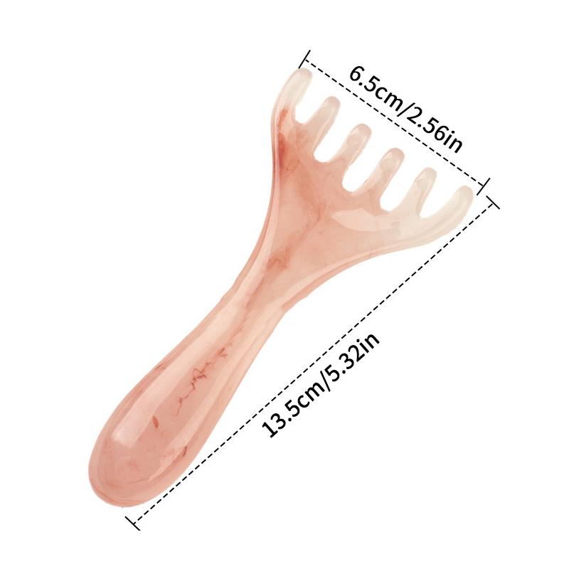 Head Massager Resin Deer Antlers Scalp Massage Gua Sha Head Relax Relief Stress Improve Sleep Scalp Scraping Massager