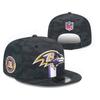Outdoor Sun Visor Embroidered Flat Hat American Hip Hop Football Hat Wide Brim