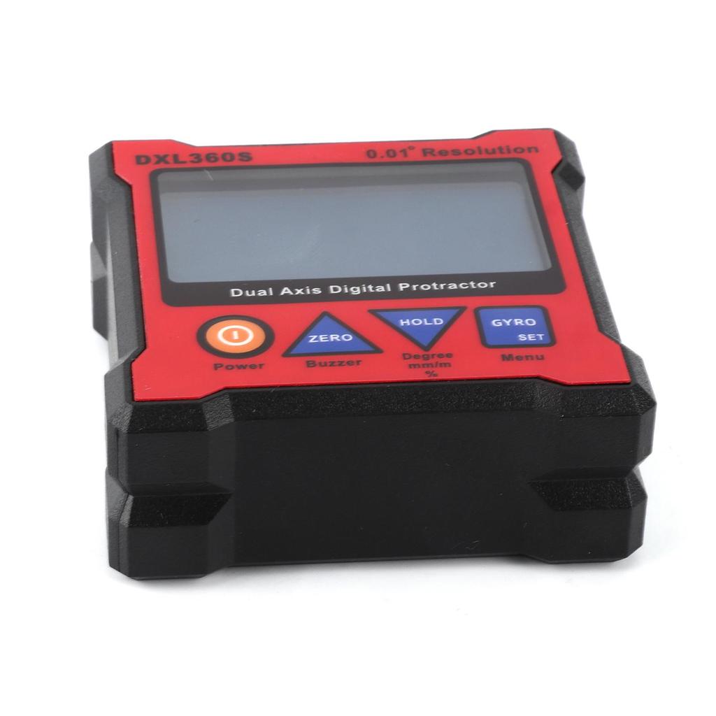 DXL360S Zweiachsiger digitaler Winkelmesser mit 5-seitiger Magnetbasis. Hochpräzise Doppelachse