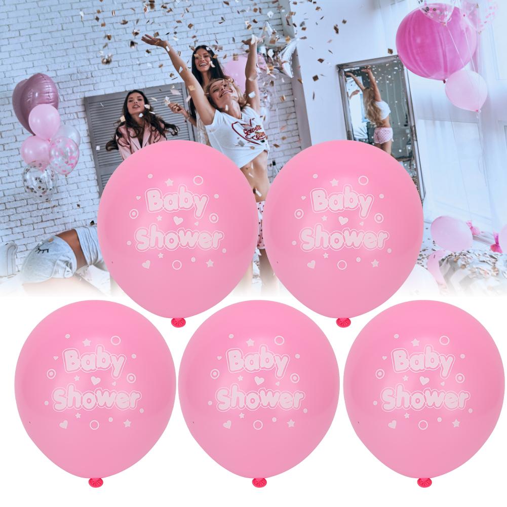 20pcs 12in Latex Balloons Letter Printed Baby Shower Birthday Party Favors Supply
