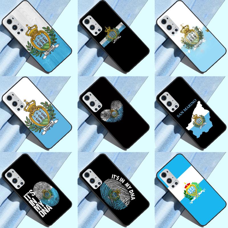 San Marino Flag Funda For OnePlus 12R 13 R 12 11 9 10 Pro 8T 9RT 10T OnePlus Nord 4 CE 2 3 Lite N20 N30 Case