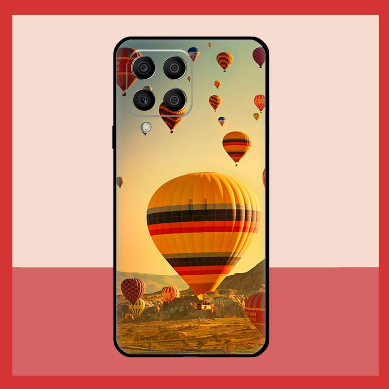 Hot Air Balloon Travel Mountain Case For Samsung Galaxy M52 M32 M53 M16 M11 M21 M31 M35 M12 M13 M14 M15 M36 M56 M55 M34 M54