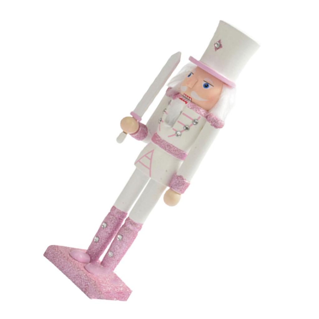 Nutcrackers Soldier Wood Walnut Cracker Puppet Festive Christmas Home Decorations and Party Ornament Christmas Gift