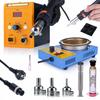 Stacja Lutownicza Hot-Air 858D – Moc 700W | Zestaw Z Tygielkiem 41-D 350W I Fluxem RMA-223 | Precyzyjna Regulacja Temperatury