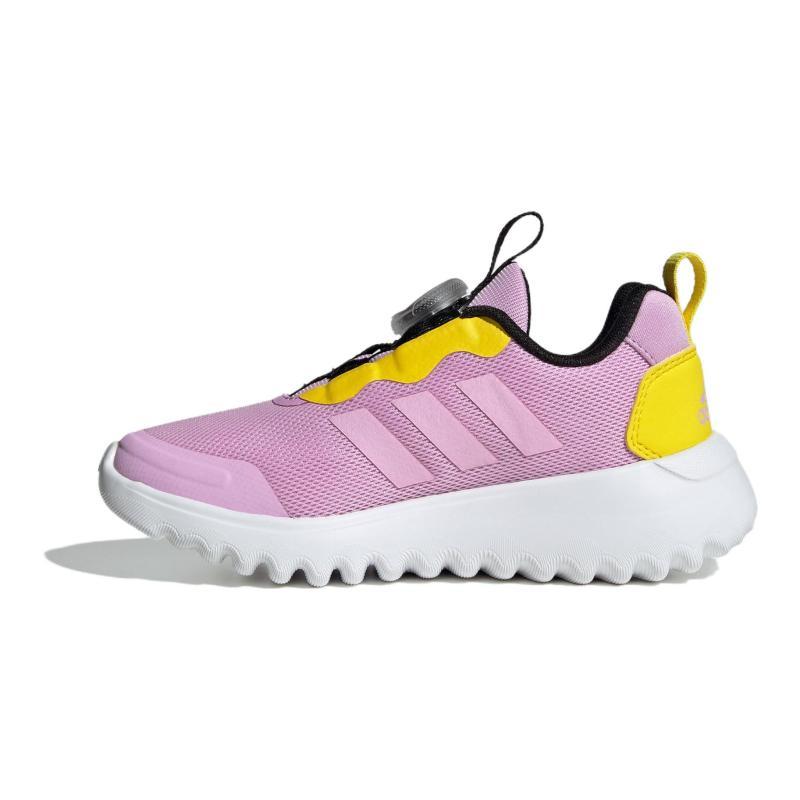 Adidas ACTIVFLEX BOA 3.0 Нескользящие износостойкие низкие детские кроссовки для бега Розово-желтые детские кроссовки ID7844 35.5