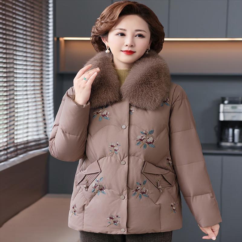 Xuezhongfei Chinese Style 90% Duck Down Puffer Jacket