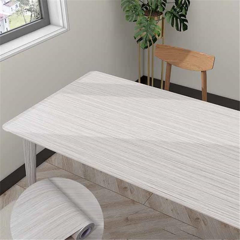 Wood Grain Self-Adhesive Film Waterproof Vinyl Wrap Furniture Renovation Home Decor Cabinets Wardrobes Tables Makeovers