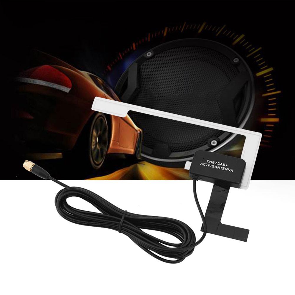 DAB Digital Car Radio Aerial Antenna Glass Mount SMA Male Plug