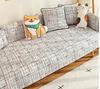 Nordic Black White Plaid Sofa Covers Cotton Soft Cushion Case Modern Four Seasons Non-slip Sofas Towel L-shaped Home Protective