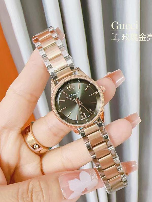 Exquisite Damenuhren Luxusuhren mit Metallarmbändern Modische Accessoires für Frauen