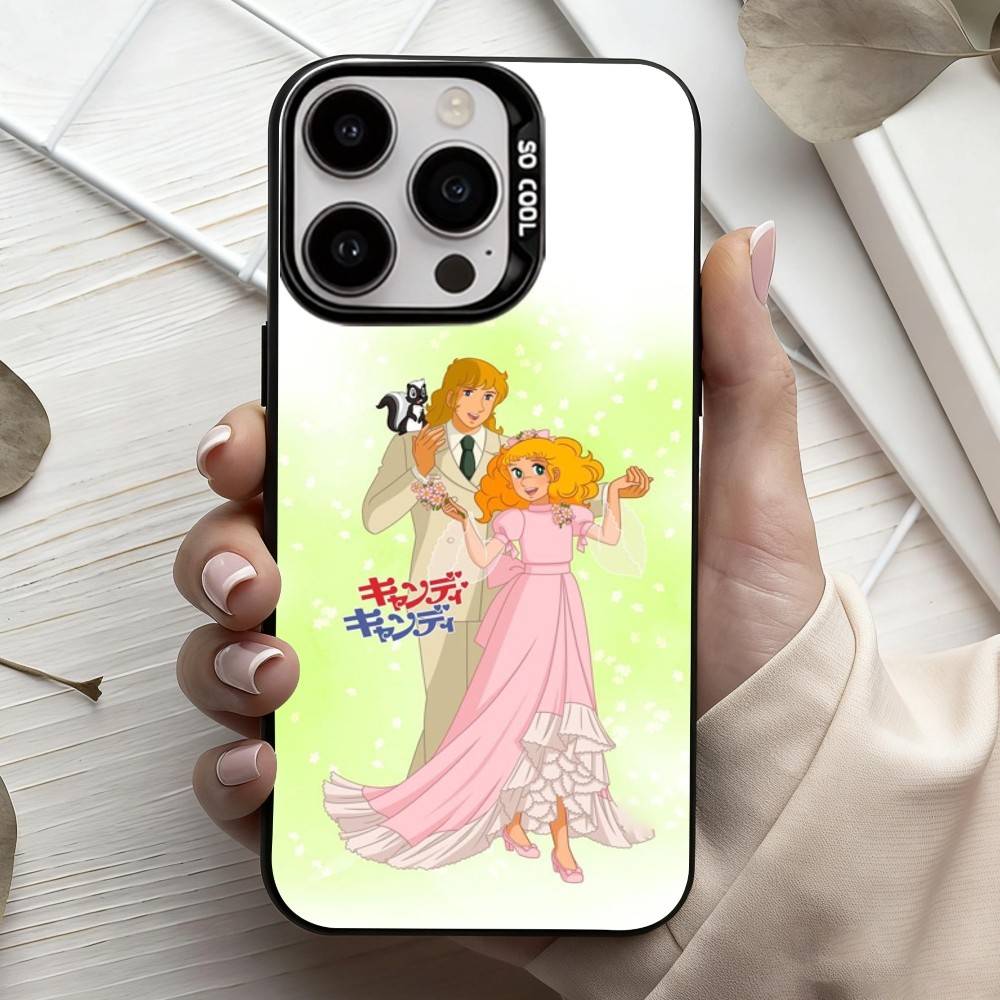 Sweet C-Candy C-Candy TV Series Phone Case For iPhone17,16,15,14,13,12,11 Plus,Pro Max Black Candy Silver Plated Cover