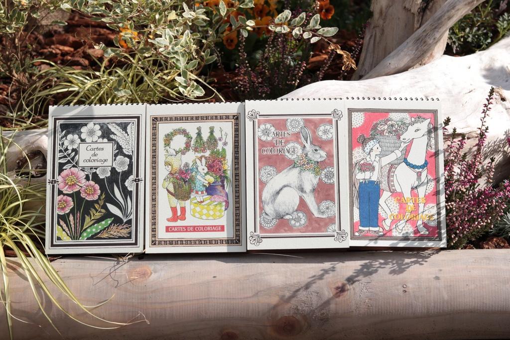 Carte De Coloriage Coloring Postcards of Gift Friends GCC02 (Set 15)