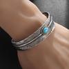 Personalized Retro Ethnic Pixiu Bangle for Men Women Stylish Cuff Bracelet Unique Jewelry Gift