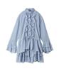 Lily Brown Chiffon Frill Set LWFO251124 BLU Women's