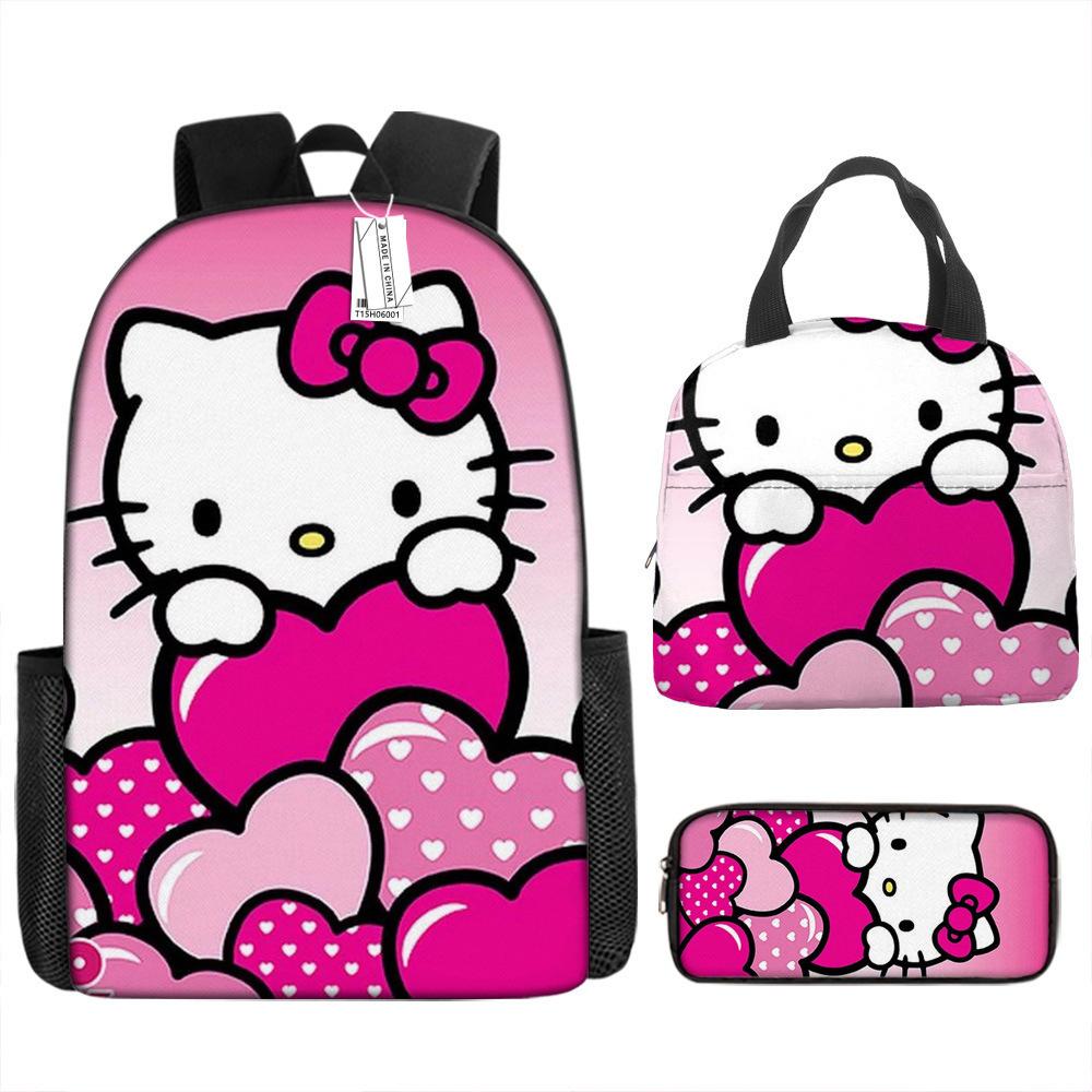 Student School Bag Bento Bag Insulated Lunch Bag Cartoon Cute Kt Children'S Backpack
