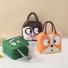 Cartoon Insulated Lunch Bag Oxford Fabric Thermal Lunch Box Tote Case Handheld Meal Bag for Picnic Freshness Ice Pack