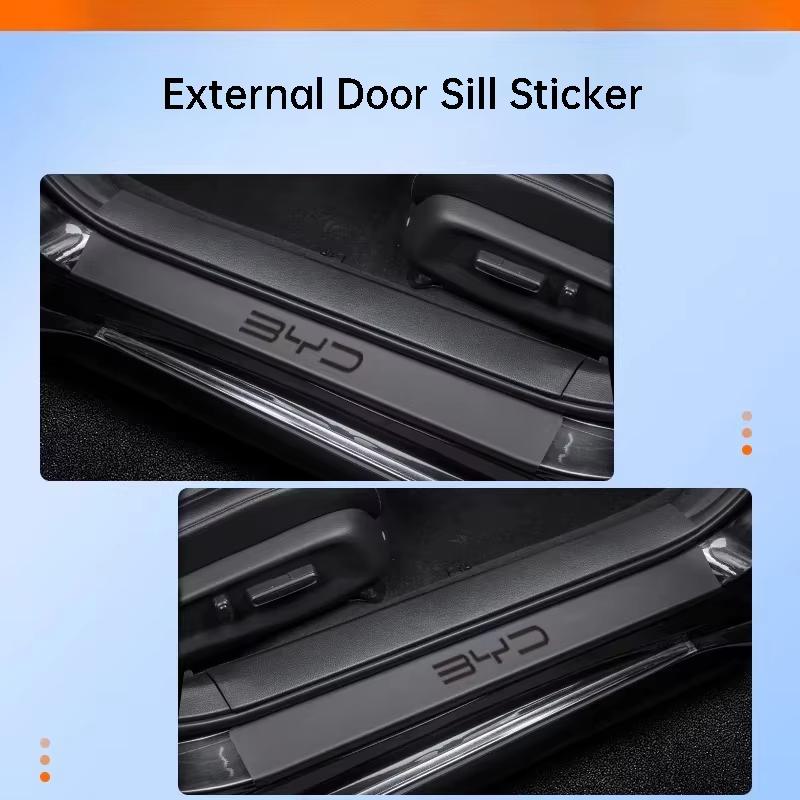 For BYD Sealion 07 EV DMi 2025 Car Door Sill Protector Sticker Welcome Pedal Anti Scratch Interior Modification Accessories