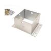 Stainless Steel Tube Column Anti-corrosion Base Square Fence Post Base  Floor