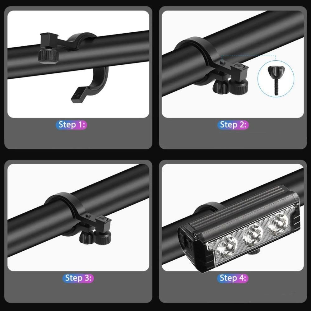 Bright Bike Light For Night Riding USB Rechargeable Bicycle Light Bicycle Headli