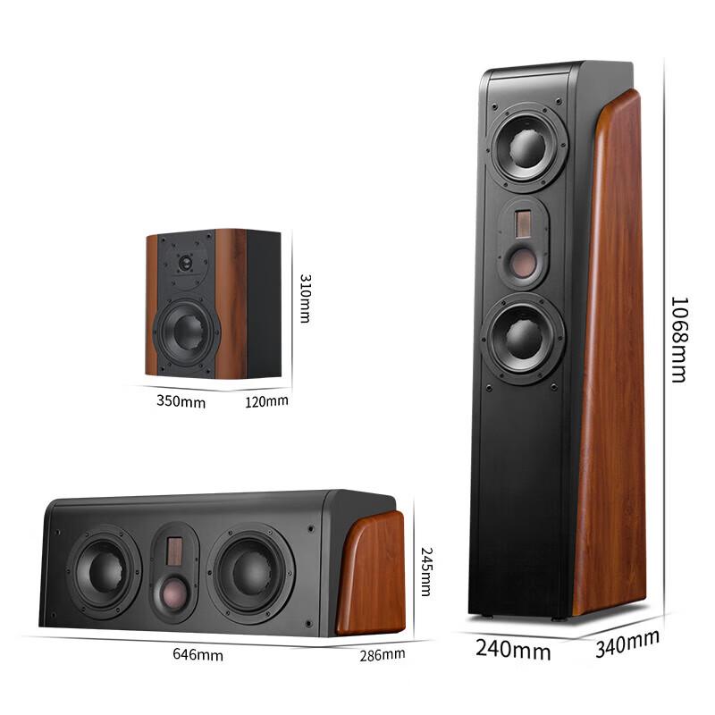 HiVi D3.2MKIIIHT 5.0 Channel Home Theater Speaker System (CN version)