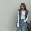 New Spring & Autumn Slim Fit Niche Design Sexy Elastic Short T-Shirt for Women