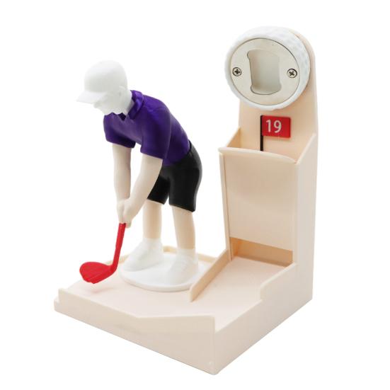 Golf Swing Beer Buddy, Golfer Beer Bottle Opener, Golf Themed Fun Bottle Opener for Parties Man Cave Home Bar