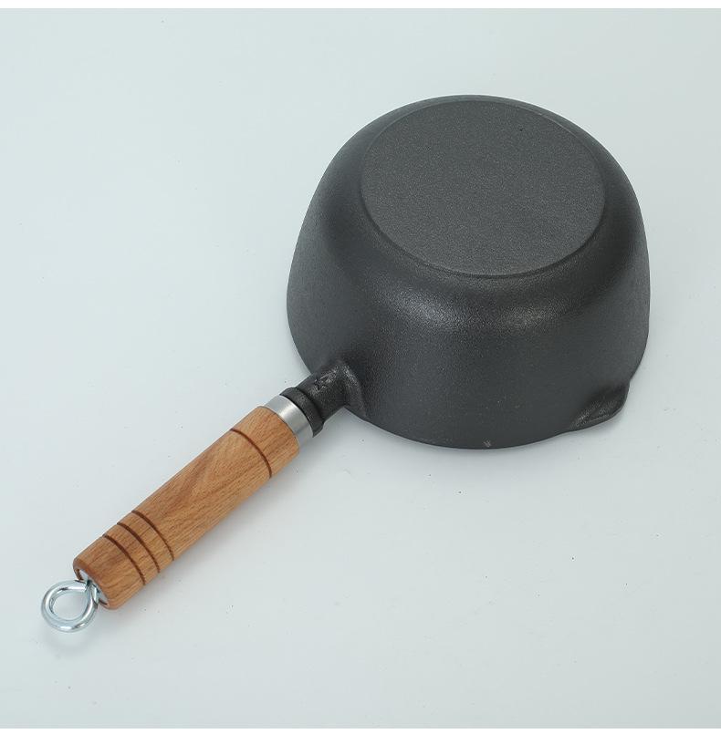 Gusseisen Antihaft Milch- & Babytopf - Ideal zum Erhitzen von Milch, Kochen von Nudeln, Schmoren von Suppe, Frittieren & mehr. Japanisches Design.