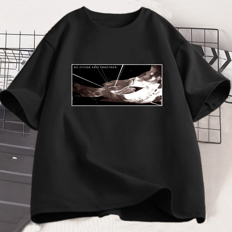Jayvik TShirt Unisex Women Vintage Jayce X Viktor Arcane T Shirt Casual Short Sleeve Tshirt Cotton Slim Tees Streetwear Tops