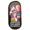 Pencil Case, Anime K-POP Student Large Capacity Double Zipper Stationery Case Pencil Case