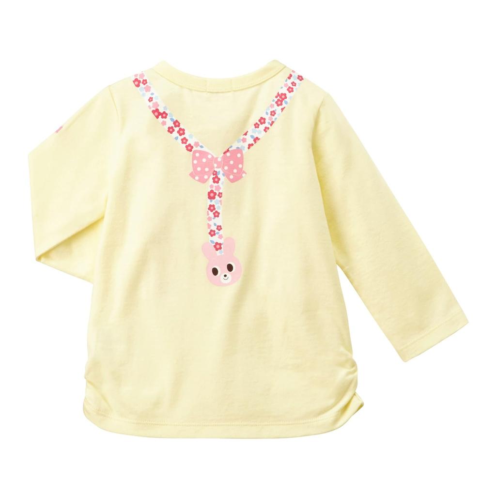 MIKI HOUSE HOT BISCUITS Cone for Boys and T-Shirt, Pattern, 90cm, Girls, 73-5208-490