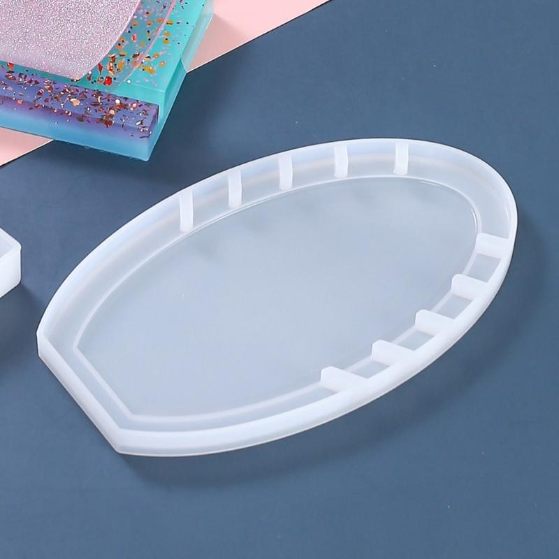 Versatile Translucent Leaf Mold Suitable For Crafts Jewelry Display Plate Mould Necklace Rack Making Tool