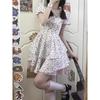 Fugitive Princess Puff Sleeve Summer Dress: High-End French Style Petite Skirt